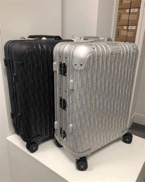 dior rimowa trolley|Rimowa Dior luggage.